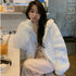 Winter Casual Hooded Rabbit Fur Jackets